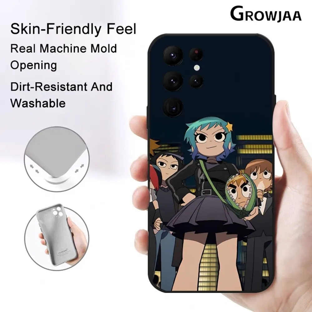 S-Scott Pilgrim T-Takes Off Phone Case for Samsung Galaxy S24 Ultra S22 S23 Ultra S21 S20 5G Protective Silicone TPU Funda