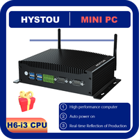 Hystou Industrial Work Fanless Supplier i3 10110U Intel Manufacturing CPU OEM Rugged DDR4 512G SSD Computer Mini PC