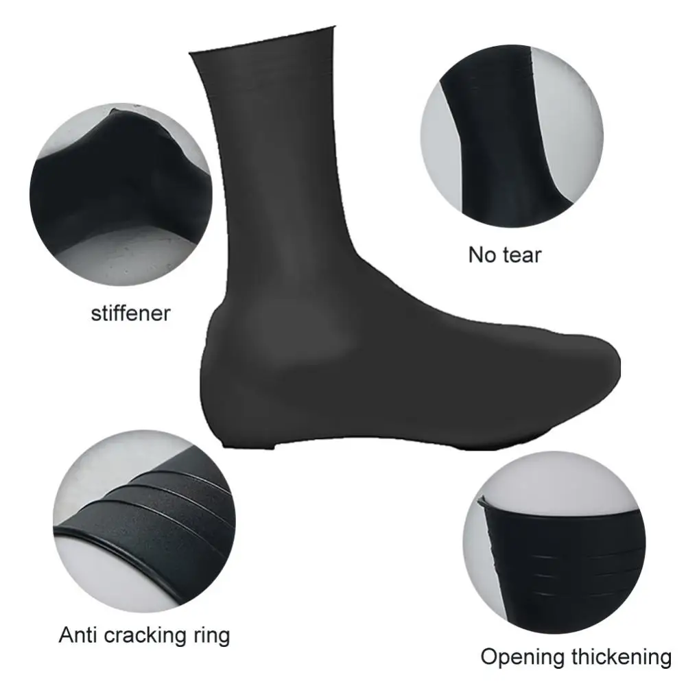 Overshoes Silicone Waterproof Shoes Covers Warm Cycling Lock Bicycle Protector