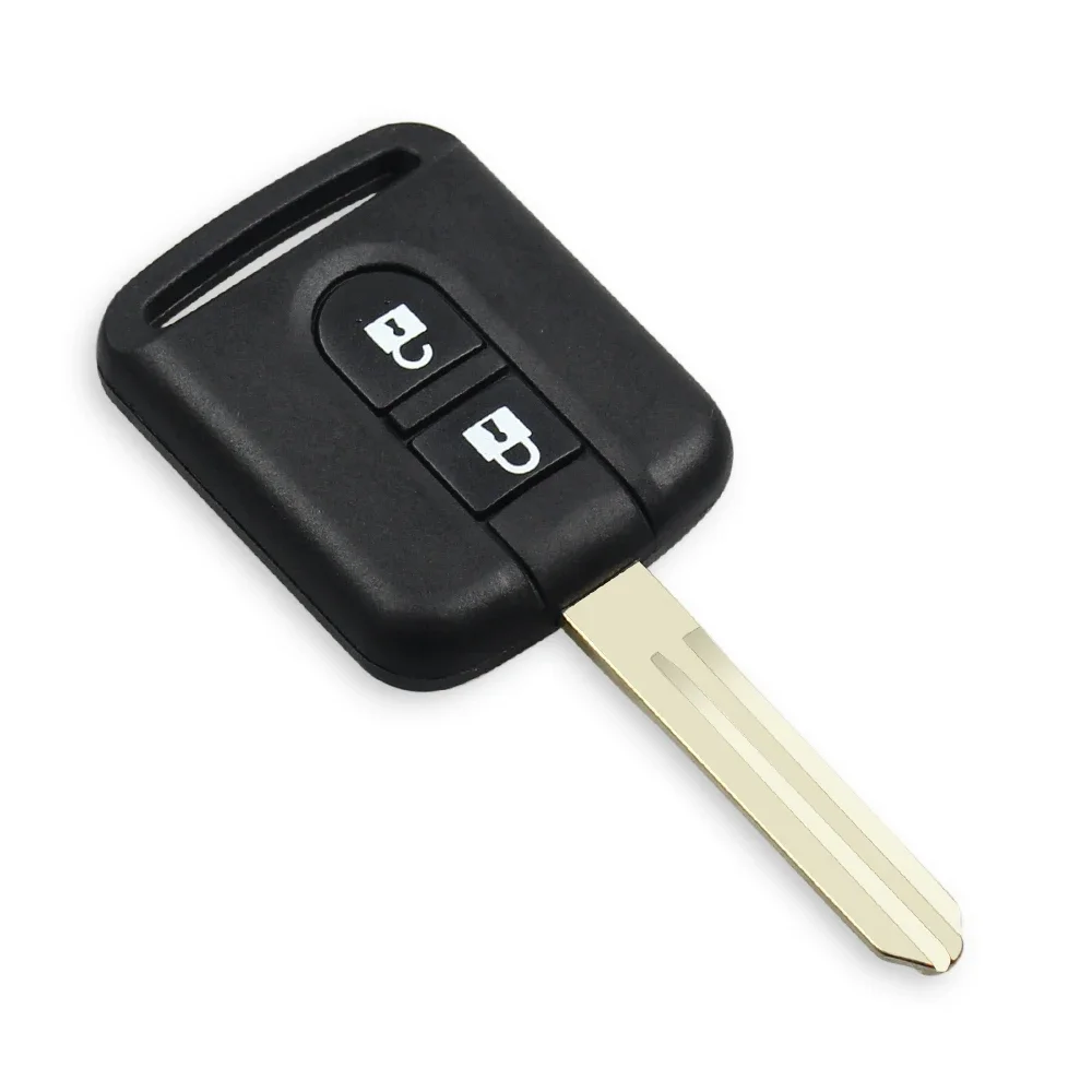 KEYYOU New Remote 2 Buttons FOB Car Key Shell For Nissan Qashqai Navara Micra NV200 Patrol Y61 2002-2016