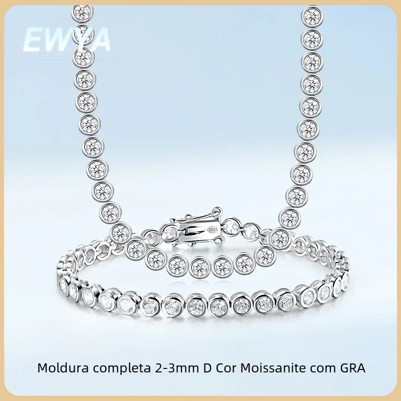 ewya-sparkling-real-bubble-2-3mm-d-color-full-moissanite-tennis-necklace-for-women-s925-silver-all-diamond-neck-chain-necklaces