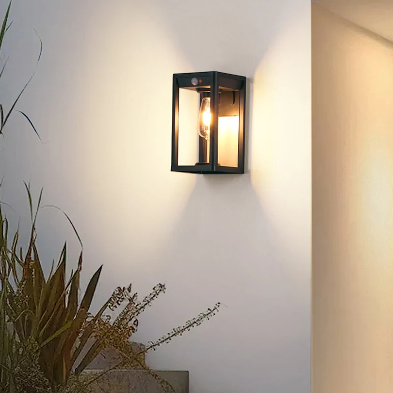 2024 New Solar Induction Light Outdoor Wall Light Entering Villas Courtyards Gardens Home Lighting Exterior Solar Wall Light