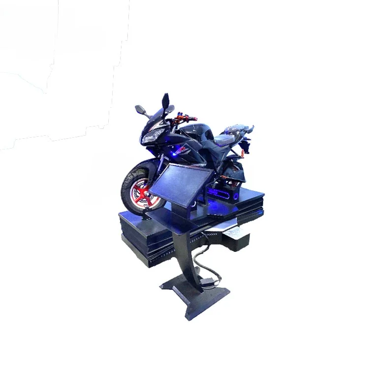 Amusement Park Hot Business 9d VR Motorcycle Simulator For Sale VR Motorbike Dynamic Racing Sim Game Machine