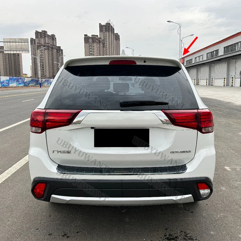 For Mitsubishi Outlander 2013-2019 ABS Material Car Rear Wing Primer Color Rear Spoiler