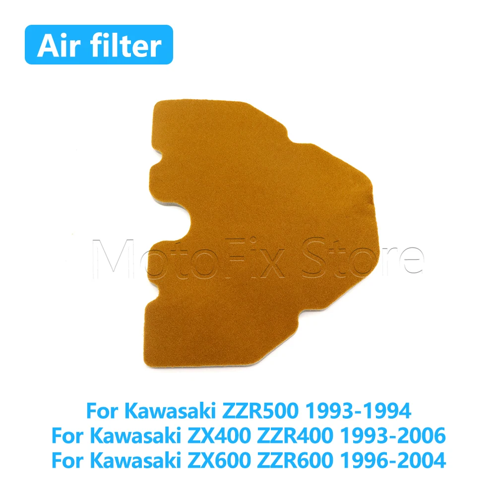

Motorcycle Accessories Air Filter Intake Cleaner For Kawasaki ZX400 ZZR400 1993-2006 ZZR500 1993-1994 ZX600 ZZR600 1996-2004