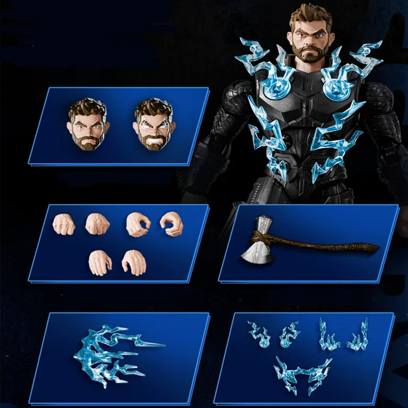 Original BLOKEES Die Avengers Thor Iron Man Mk85 Captain America Tony Stark Anime Abbildung Modell Bausteine Spielzeug Kinder Geschenke – Detail 11