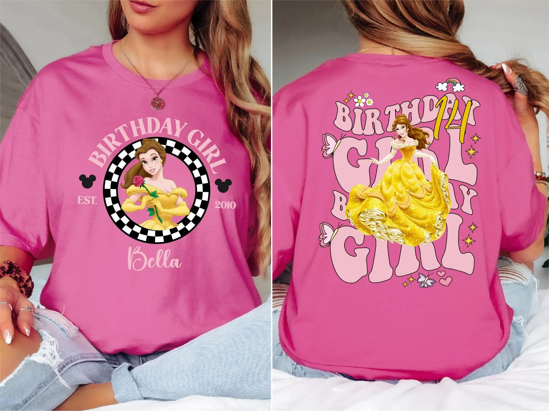 تي شيرت عيد ميلاد ديزني، تي شيرت فتاة عيد ميلاد ديزني، تي شيرت عيد ميلاد ديزني للأولاد، تي شيرت حفلة عيد ميلاد ديزني