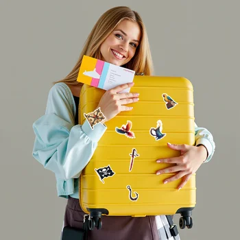 35-200 張 冒險貼紙 神秘骷髏貼紙 海盜貼紙 適用於汽車、手機、行李箱 6 最佳銷售 海盜貼紙 - №3