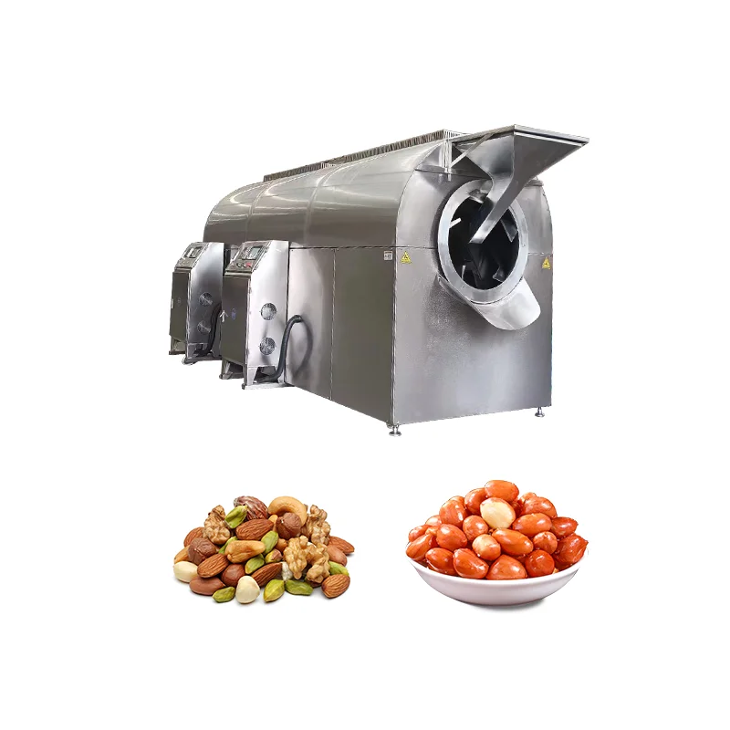 Automatic Peanut Nuts Roasting Machines Cocoa Bean Roasting Machine Mung Bean Roasting Machine