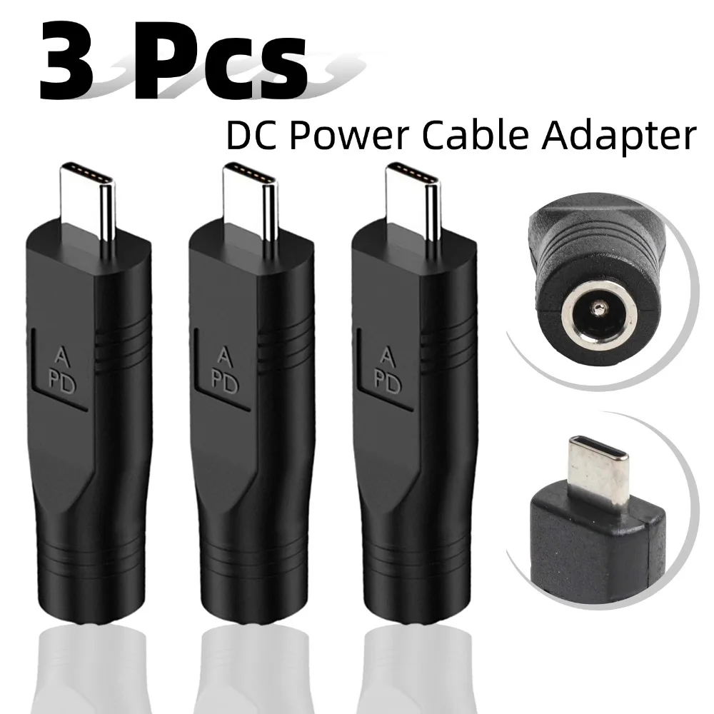 

3Pcs 100W DC Power Cable Adapter DC Female To Type-C Male Connection For Starlink Mini Power Adapter For Various Power Sources