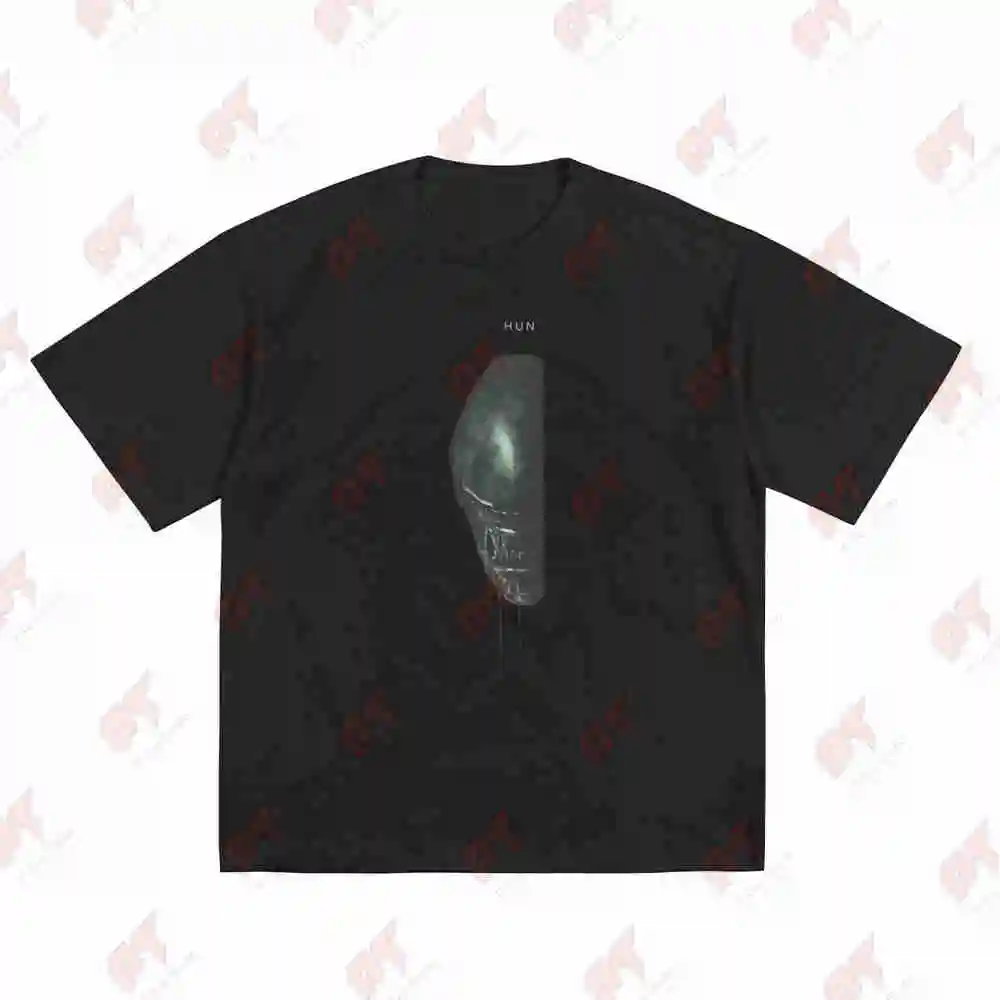 Alien Covenant Xenomorph Skull Run Short Sleeve Tee 100% Cotton T-Shirt