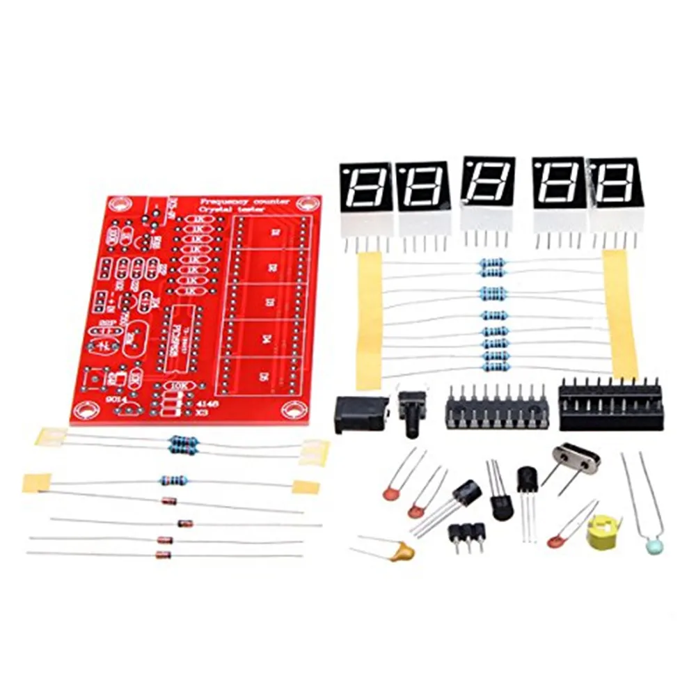 DIY cyfrowy licznik częstotliwości LED 1 Hz-50 MHz USB 5 V oscylator kwarcowy miernik zestaw testowy