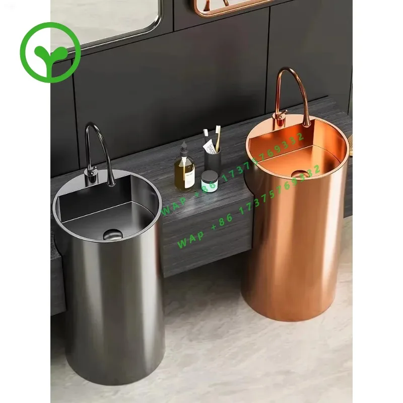 New Design Washbasin Bathroom Vanity with Light Emitting Diode Square Lighting Hotel Bathroom Vanity with Sink