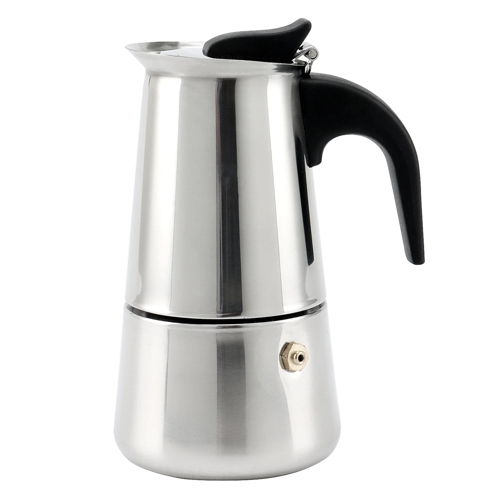 

Moka Coffee Pot Espresso Latte Percolator Stove Coffee Maker Espresso Pot Italian Coffee Machine 100Ml Stainless Steel