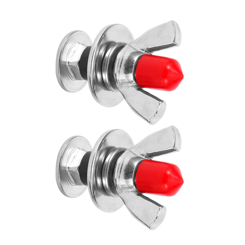 

ONNL 2Pcs 316 Stainless Steel Diving Screws Butterfly Backplate Wing Nuts for Underwater Scuba Diving BCD Accessories