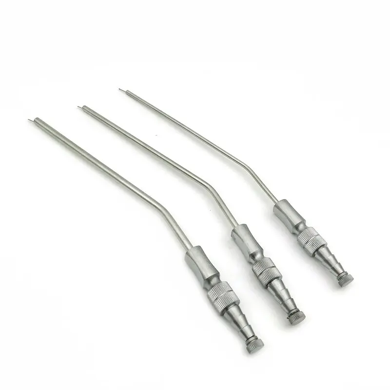 LYZDENT Dental Medizinische Chirurgie Aspirator Ferguson Frazier Saugrohr Laborrohr 3mm/4mm/5mm Implantat Chirurgisches Werkzeug