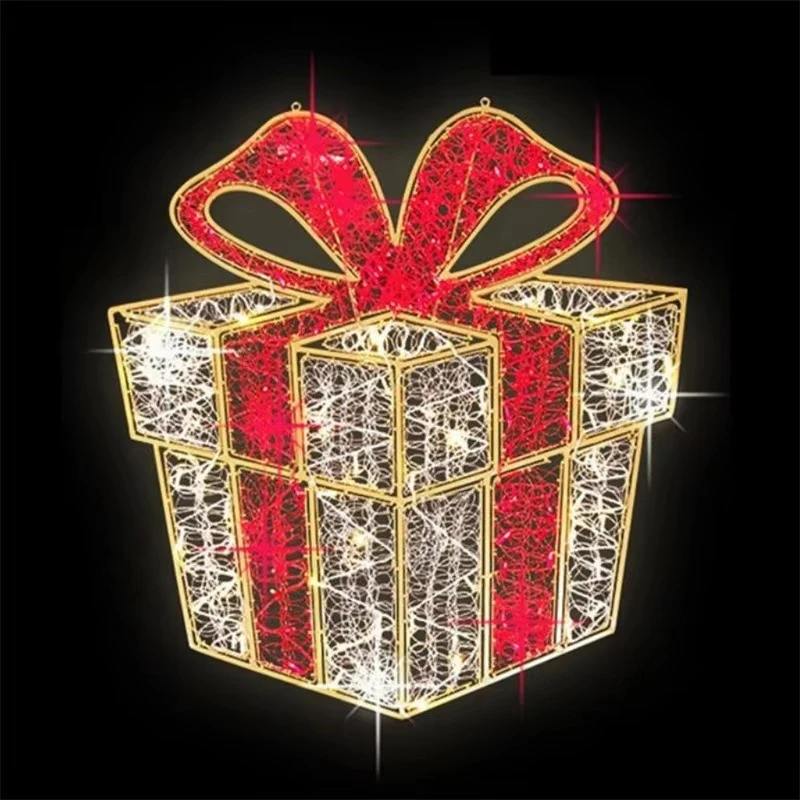Hot-selling, popular Christmas outdoor IP65 waterproof 2D LED pattern chandelier, wireless control CE certification, multi-color