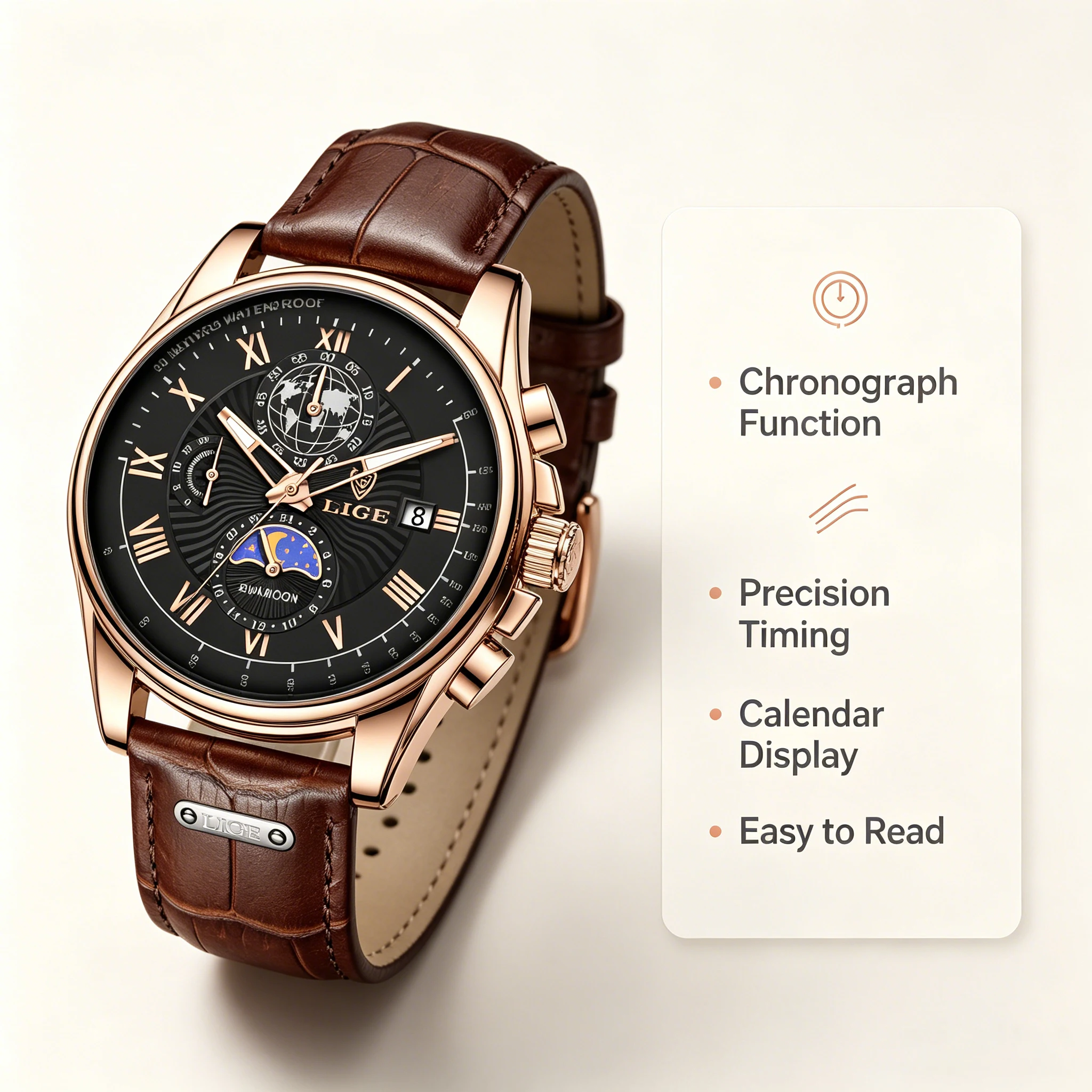 Luxury Bags Brands List - 2026 LIGE Men's Watches Top Brand