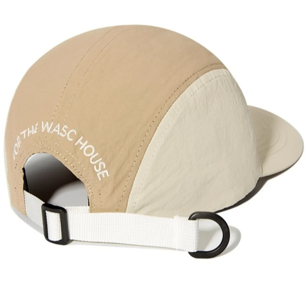 Light Weight Waterproof Curved Brim Golf Hat Splicing Breathable Quick-drying Dad Hat Soft Nylon Flat-brimmed Cap Fishing