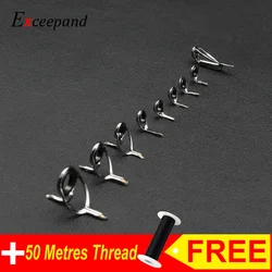 Exceepand guía de caña acero inoxidable Baitcasting