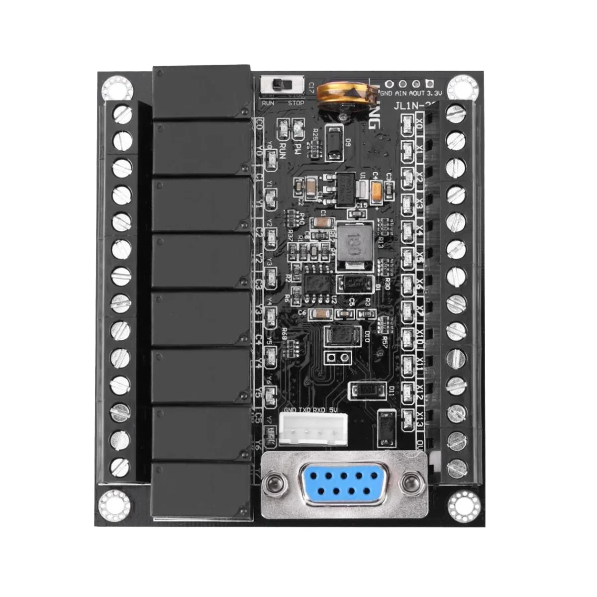 FX1N-20MR DC 24V PLC Regulator Industrial Control Board PLC Programmable Logic Controller