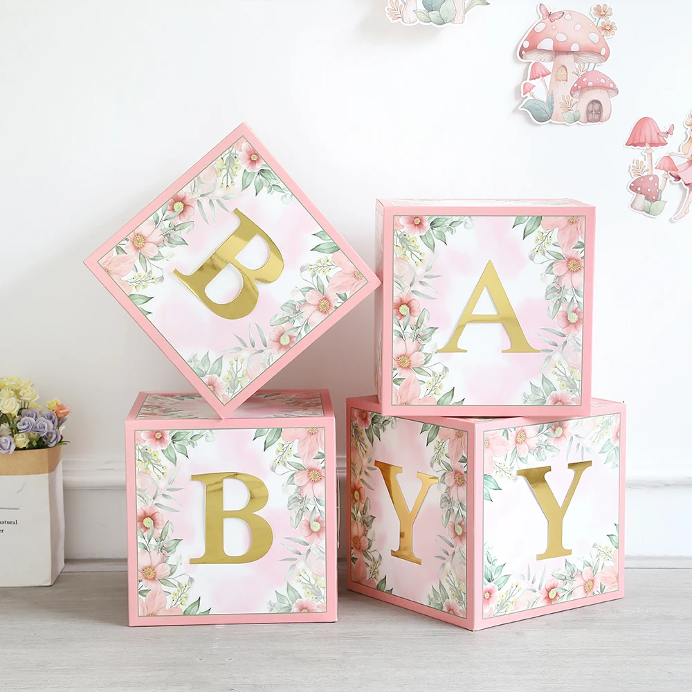 Flower Fairy Butterfly Theme Balloon Garland Kit With Macaron BABY Ballon Box Boho Babyshower Gender Reveal Birthday Party Decor