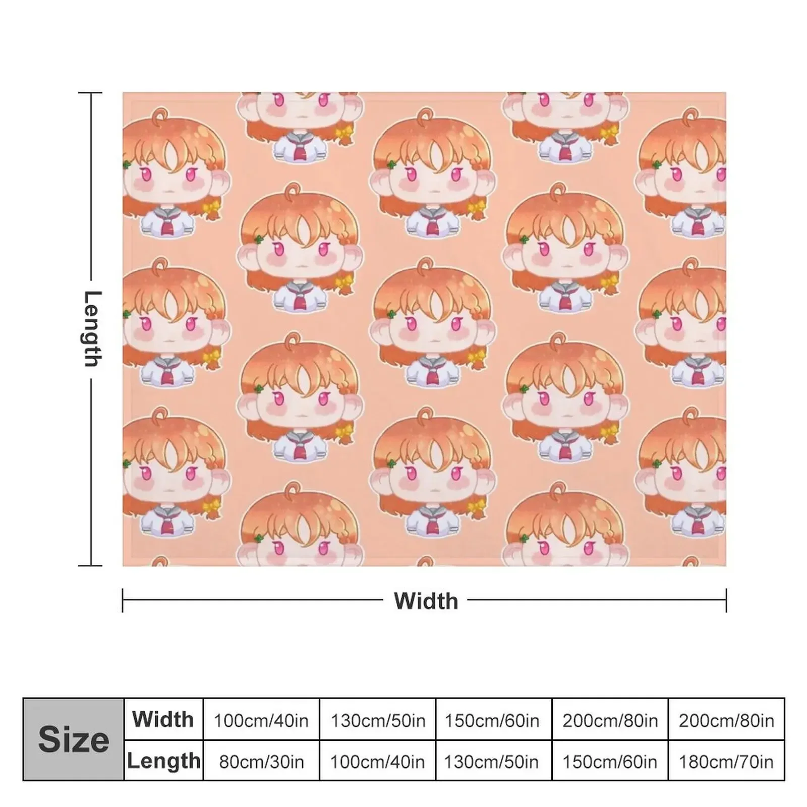 Love Live sunshine!! - Chika Takami Throw Blanket Bed Fashionable for babies Blankets