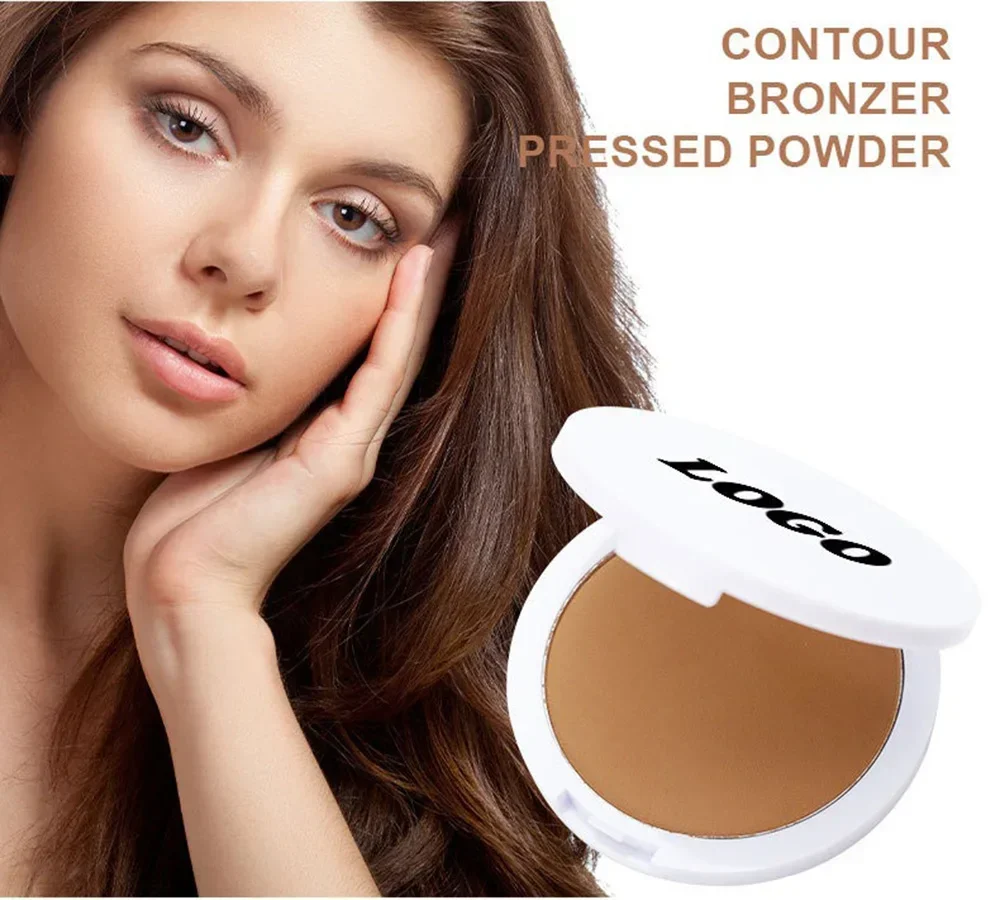 Private Label Concealer Pressed Powder Custom Logo Long Lasting Non Fade Bright Skin Face Primer Portble Makeup Wholesale