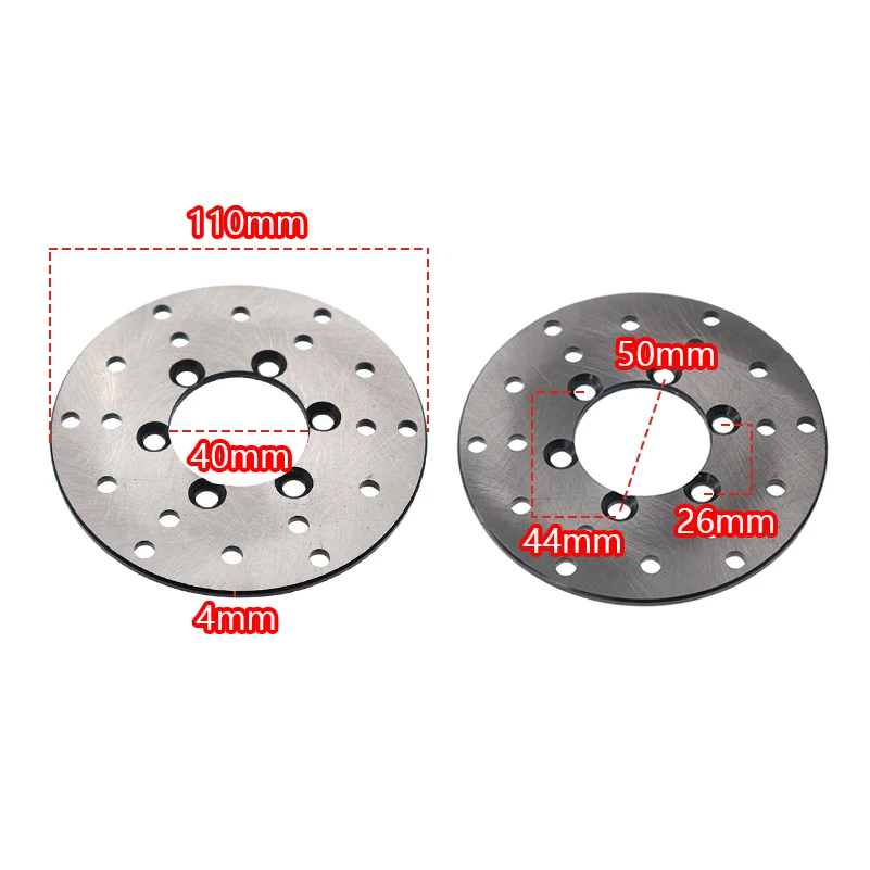 Front Wheel Rim Hub Flange For China ATV 50cc 70cc 90cc 110cc 125cc Quad Bike Scooter 4 Whe 78mm*3 hole M8