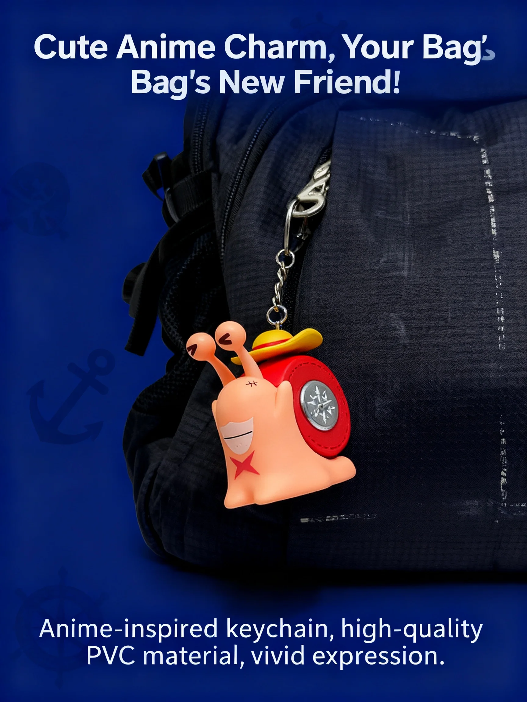 

Anime One Piece Den Den Mushi Model Cartoon Luffy Sabo Ace Snail Shaped Phone Sound Recording Toys Fans Gifts Collection Action