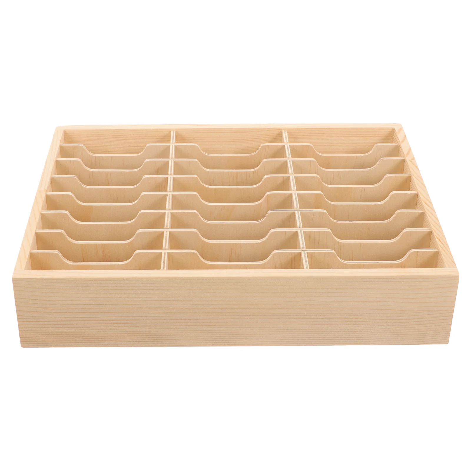 Boxes Mobile Phone Management Rack Desktop Vase Classroom Holder Telephone Special Connector Khaki Wooden