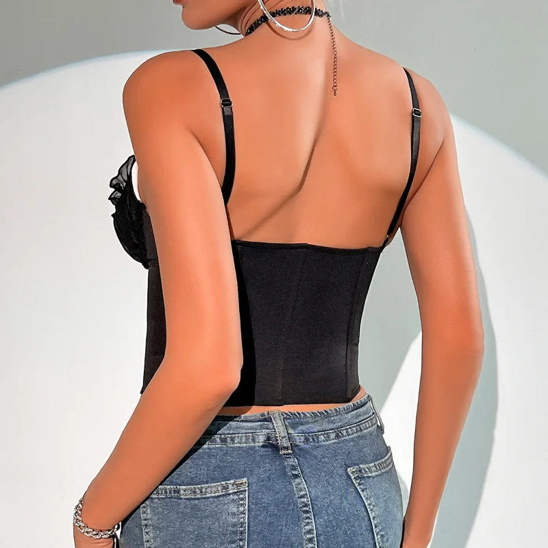 Sexy Bustiers Women Camis Underbust Bra Woman Clothes Faja Casual Bustier Ladies Crop Tops Blusa Lingerie Ropa Mujer Streetwear