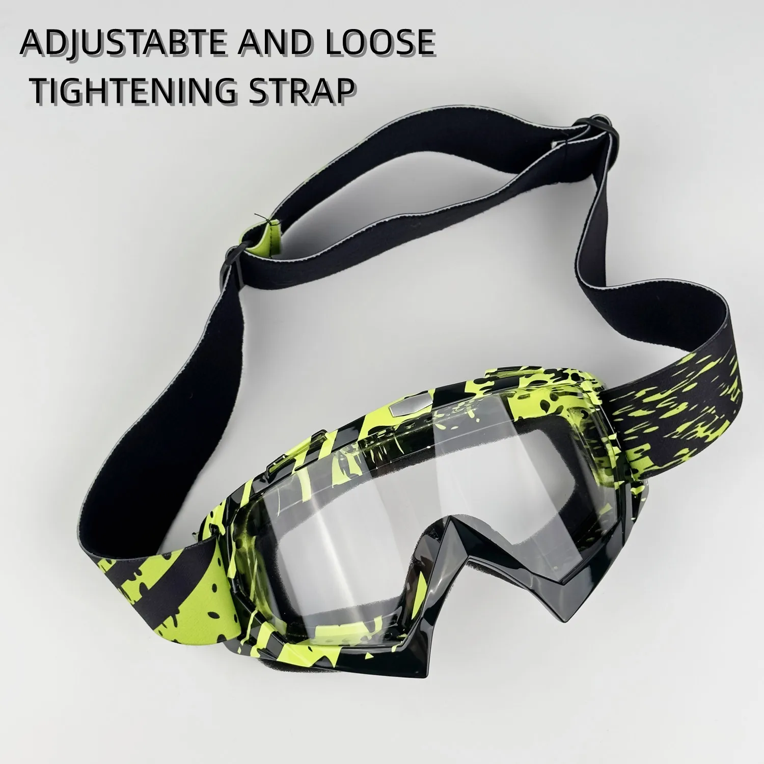 Neueste Motorrad Brille Für Männer Motocross Sonnenbrille Sicherheit Schutz MX Nachtsicht Helm Brille vintage Fahren Gläser