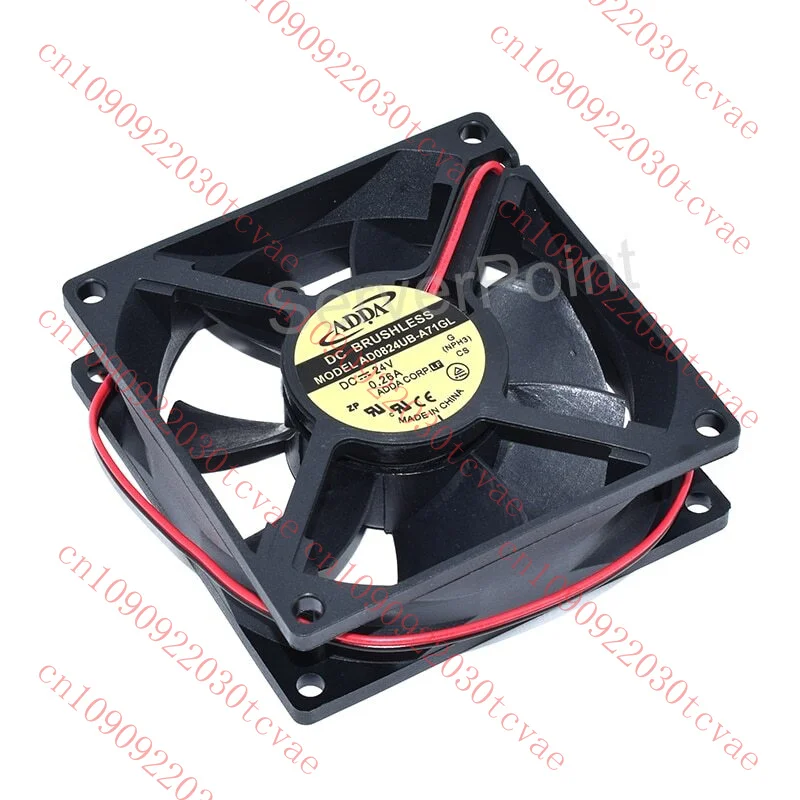 

Genuine AD0824UB-A71GL 24V 0.26A 80 * 80 * 25mm 2-Pin Server Square Cooling Fan