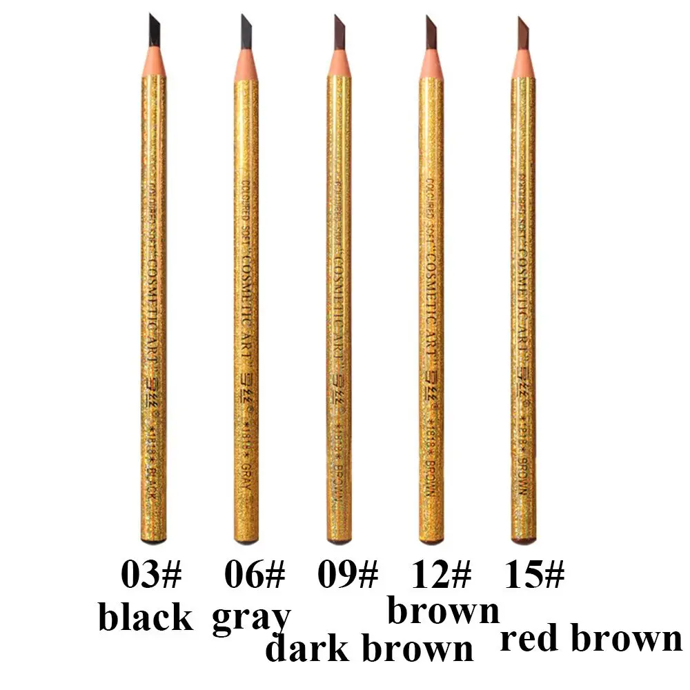 Maquilleur imperméable à l'eau tête Extra-fine Laser rehausseurs de sourcils yeux maquillage outils cosmétiques tirer ligne crayon à sourcils