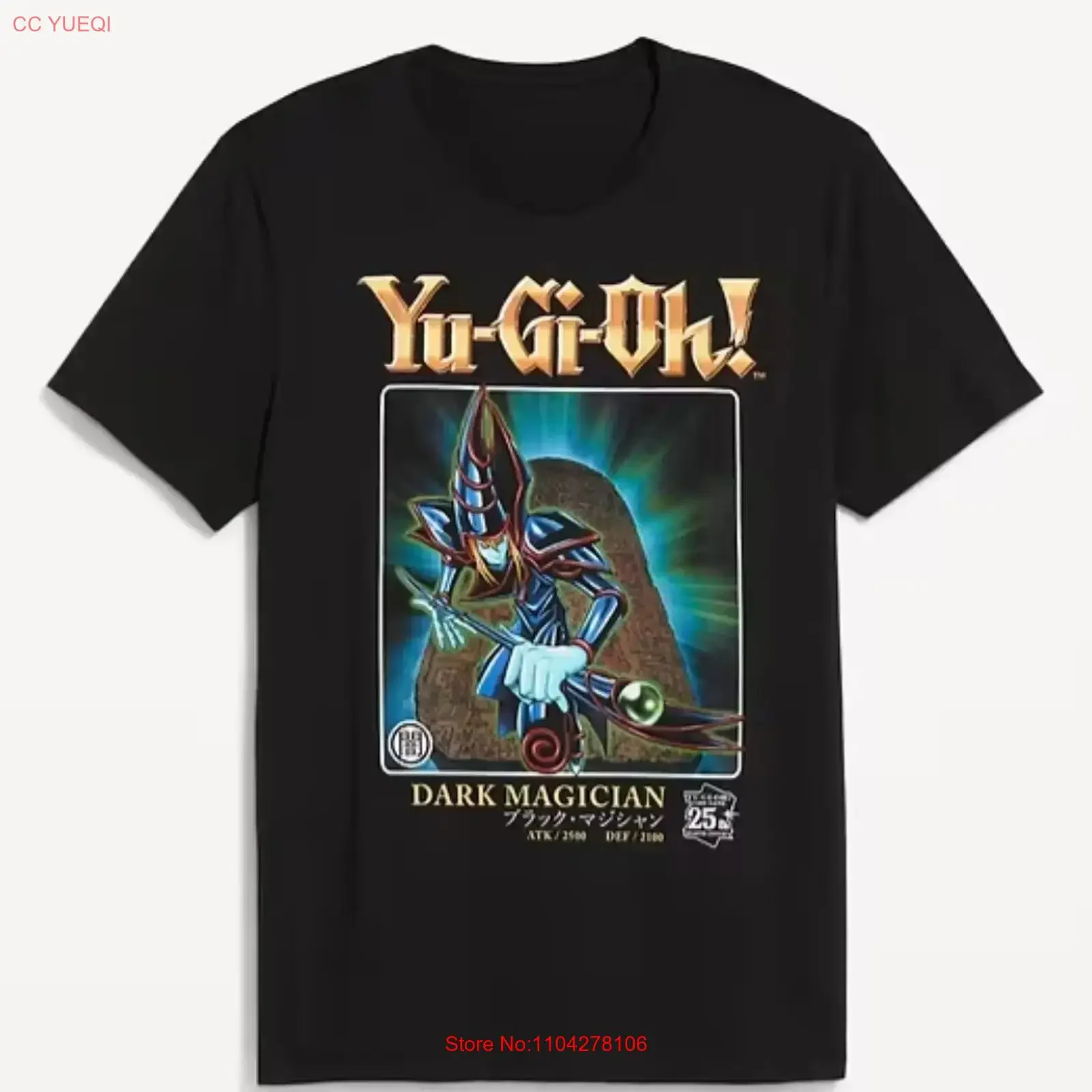 New Yu Gi Oh Dark Magician Mens Medium Yugi Muto Ace Card Trading T Shirt vintage Washed Soft homme designer clothes graphic