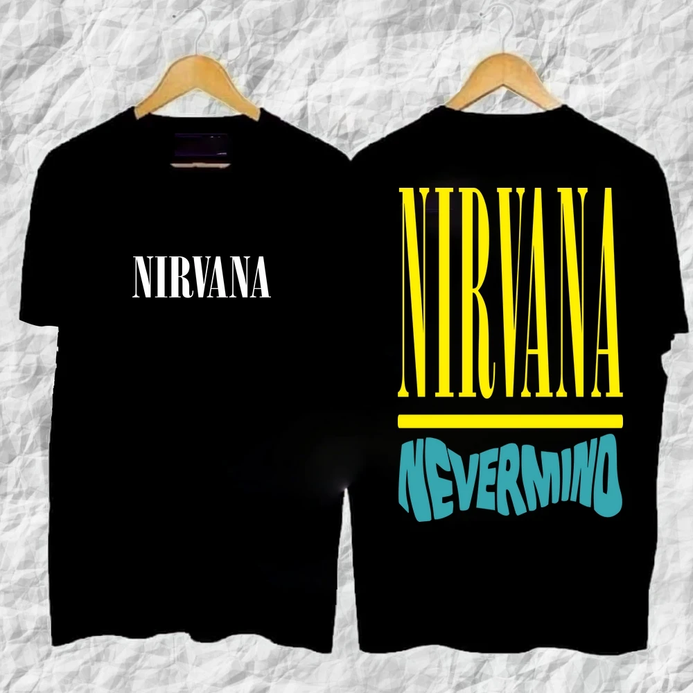 Rock Band Shirt Nirvana Nevermind Thai Kurt Kuben Men Fashion Short Sleeve 100%cotton Shirt Rock Band Tshirt CartoonTops Tees view 4