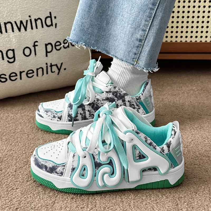 

Модные женские кроссовки на массивной подошве в уличном стиле, повседневная обувь на шнуровке для женщин, модные кеды, дизайнерская обувь класса люкс, Zapatillas Mujer