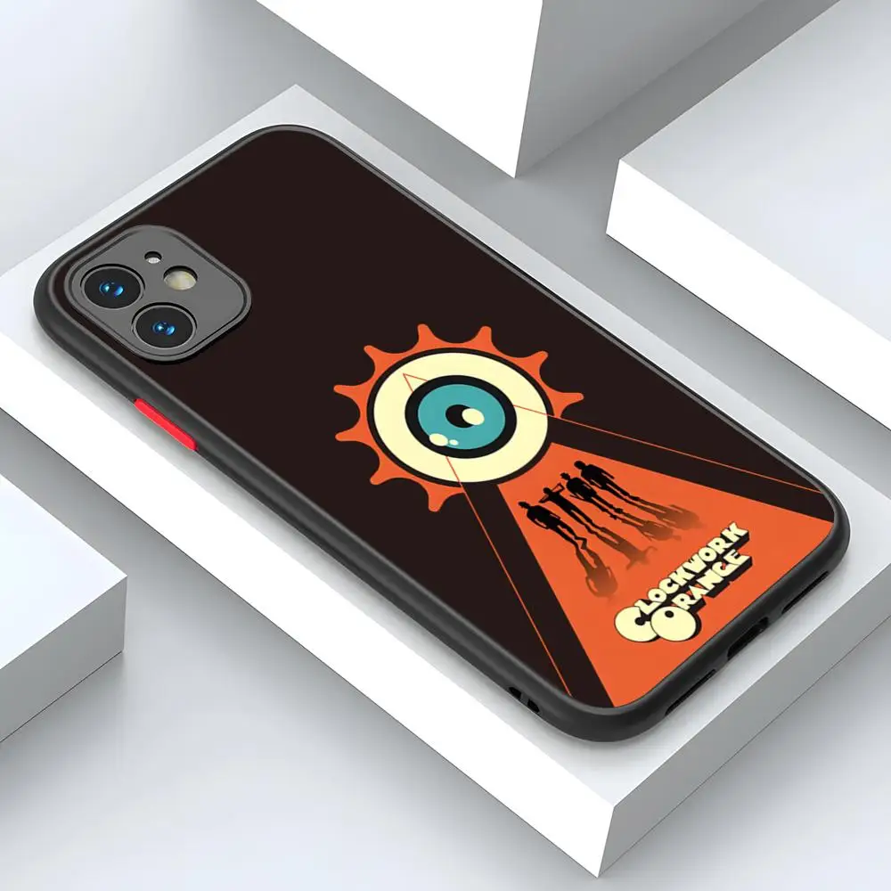 A Clockwork Orange Phone Case Matte Transparent Back For IPhone 15 14 13 12 11 Pro Max X XR XS 8 SE Mini Plus Cover