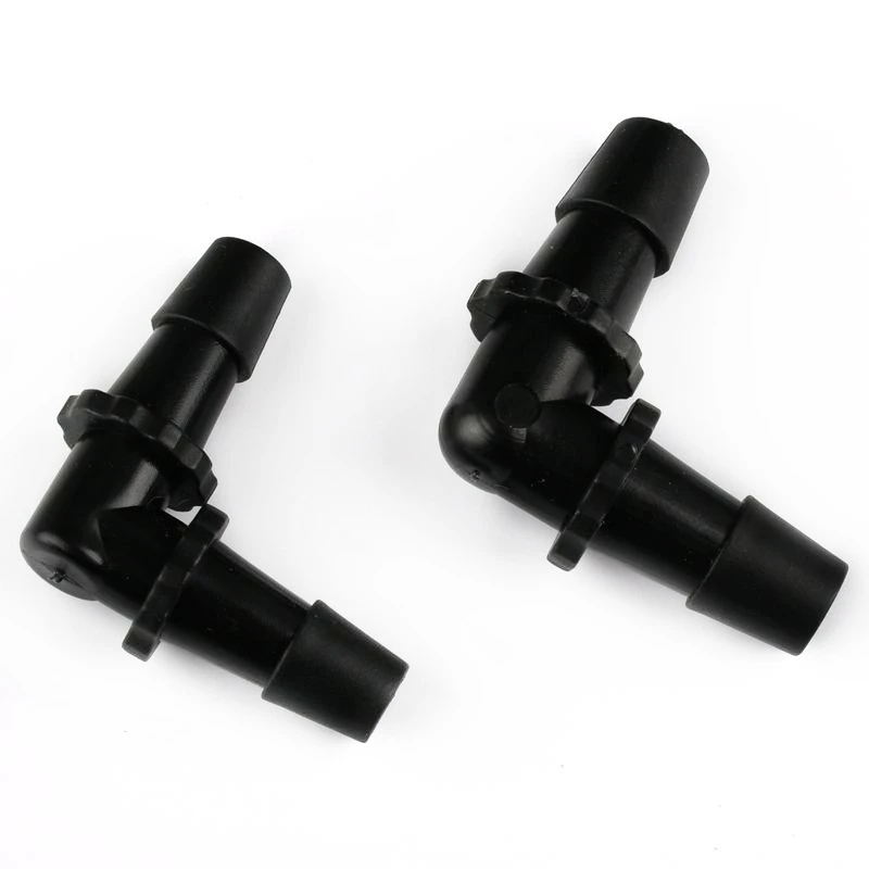 3 ~ 50 pz 2.4 ~ 11.1mm nero PE uguale connettore Pagoda giardino irrigazione tubo raccordo acquario serbatoio pompa aria aeratore giunti del tubo