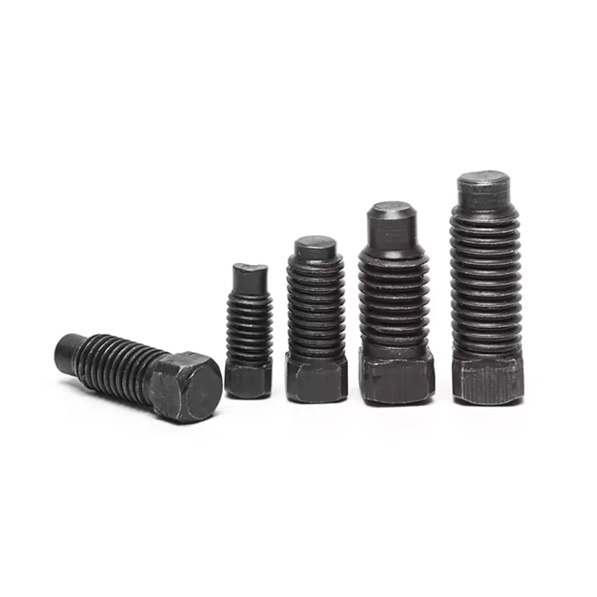 Werkzeughalter-Set, Schraube, quadratischer Kopf, konvexes Ende, M6, M8, M10, M20, Kohlenstoffstahl der Güteklasse 4,8 – Detail 6