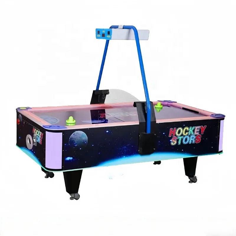 

Два игрока с монетоприемником для занятий спортом в помещении, аркадный игровой автомат, стол для воздушного хоккея, билет, снижение