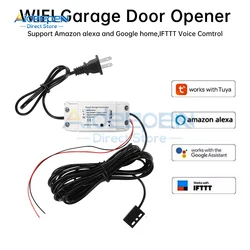 WiFi Switch Smart Garage Door Opener Controller Work With Alexa Echo Google Home SmartLife/Tuya APP Control No Hub Require