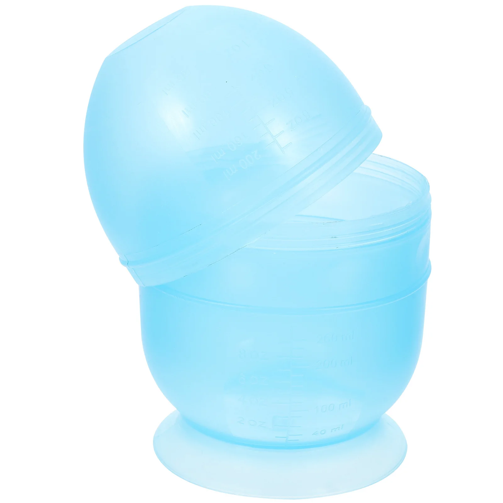 Mangkuk Pewarna Rambut Plastik Tahan Lama Warna Biru untuk Salon Profesional dan Penggunaan di Rumah Aksesori Pewarnaan Rambut DIY yang Mudah