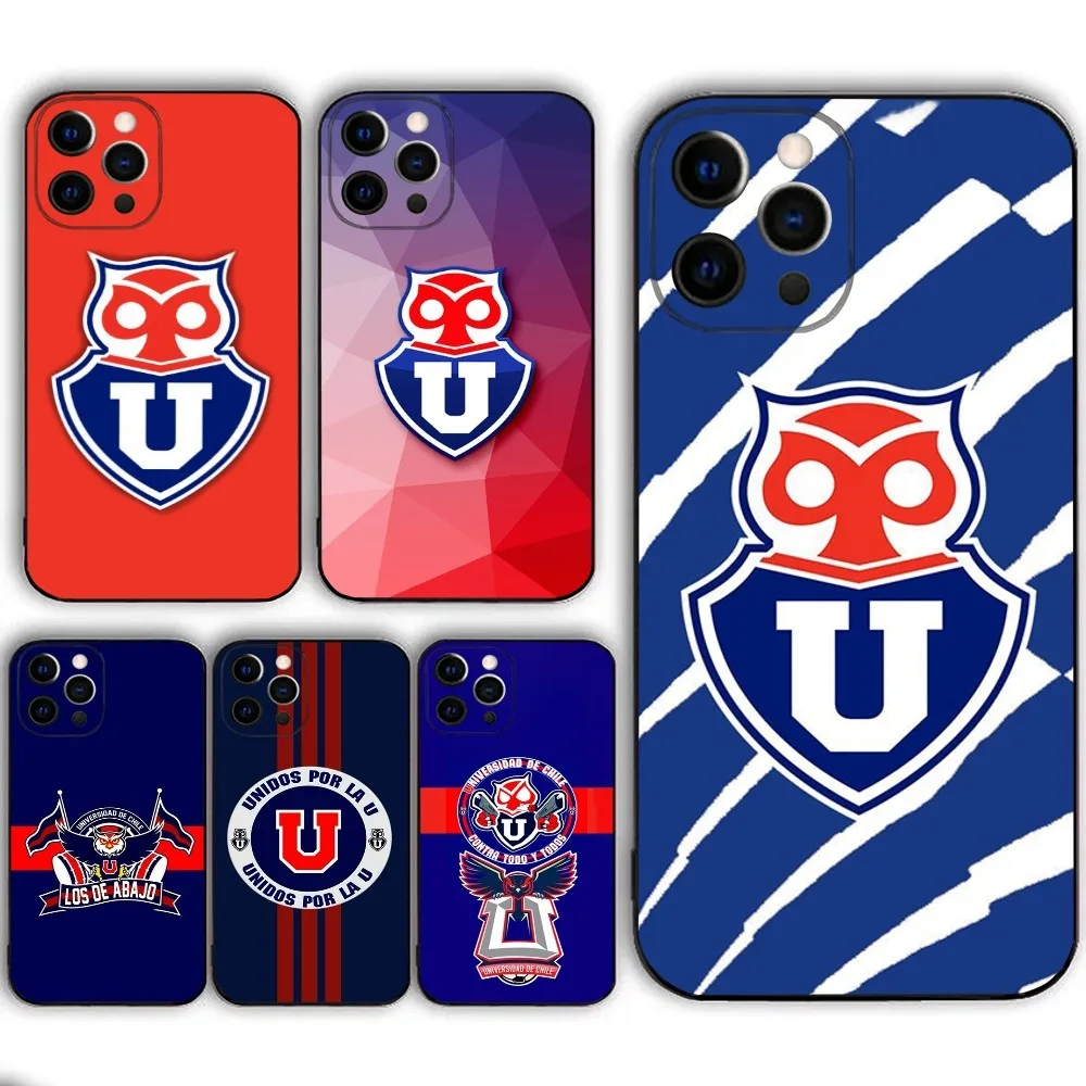 Chile U-University Logo  Phone Case  For IPHONE 15,13,14,12,Mini ,11, Xr, X ,Xs Pro Max 8, 7 Plus Back Cover