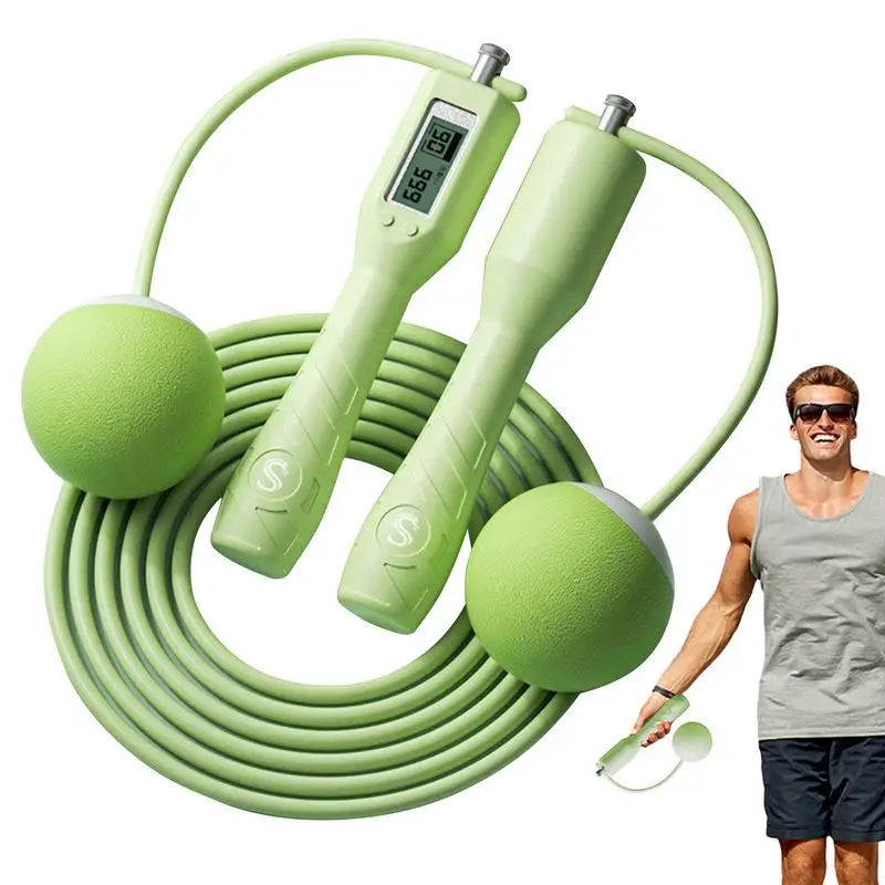 

Jump Rope For Women Steel Wire Jumping Rope For Workout Skipping Rope With Counter Ergonomic Digital Jump Rope Exercise Jump