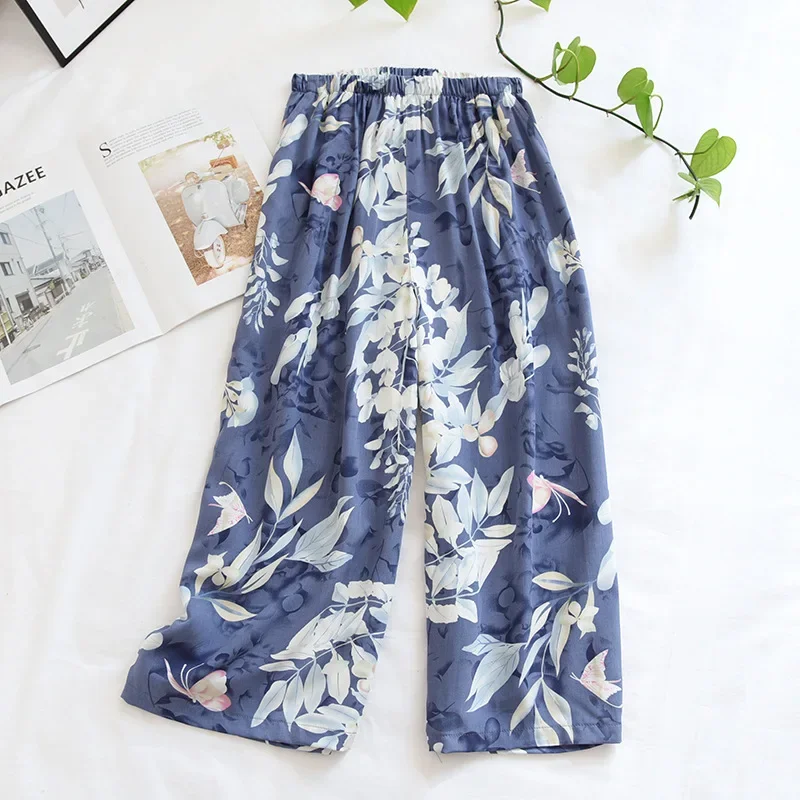 2024 nuovi pantaloncini estivi da donna pantaloni corti sezione sottile morbido cotone artificiale pantaloni casual larghi da casa possono essere