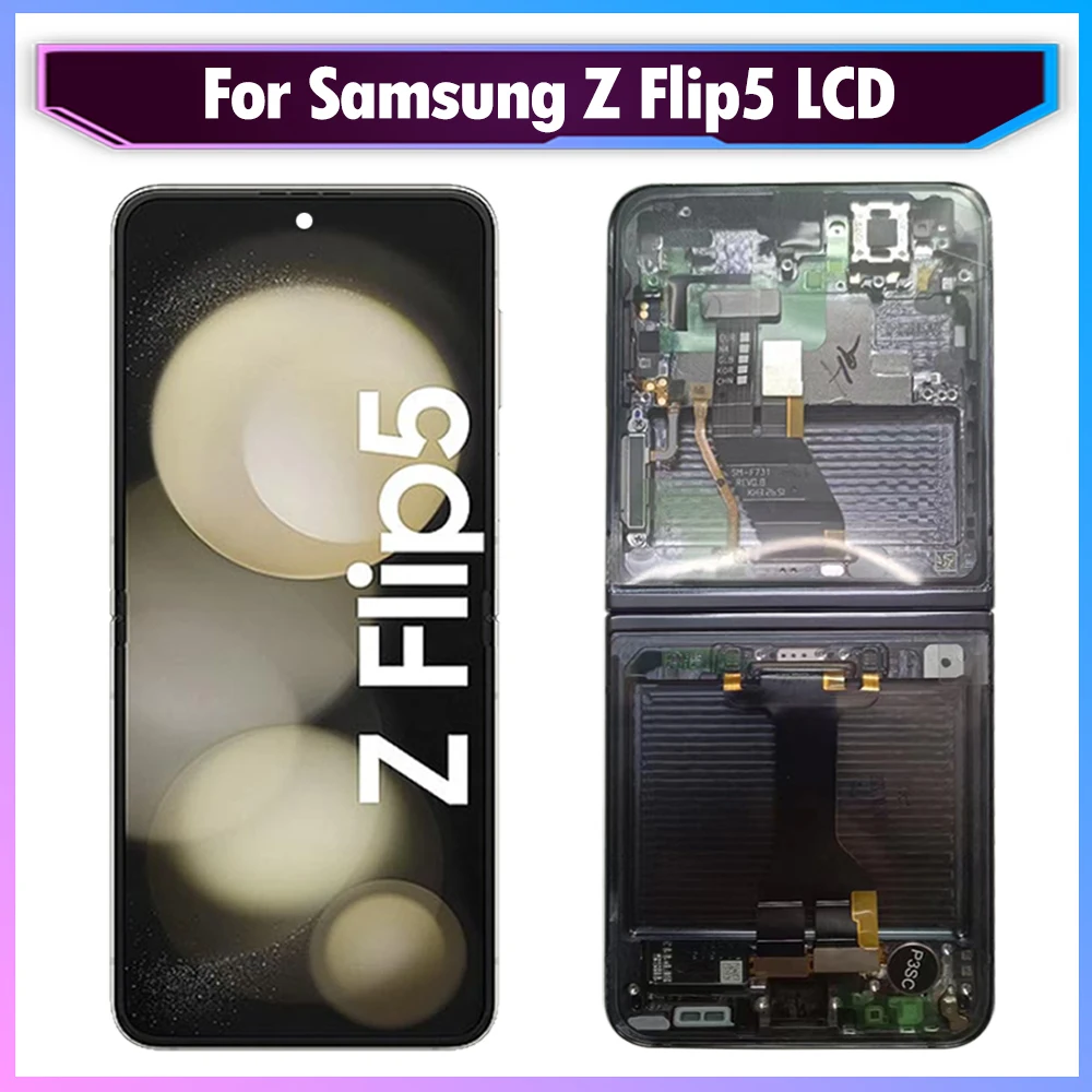 6.7インチ AMOLED Samsung Z Flip5 LCDディスプレイ タッチスクリーン