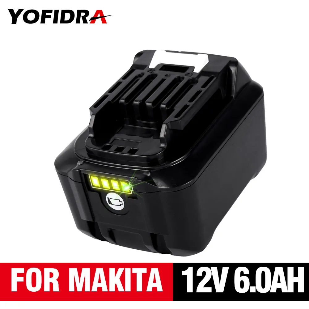 12V 6000mAh  Lithium Battery Rechargeable Battery for Makita BL1040  BL1015 BL1020B BL1016 BL1021 BL1040B