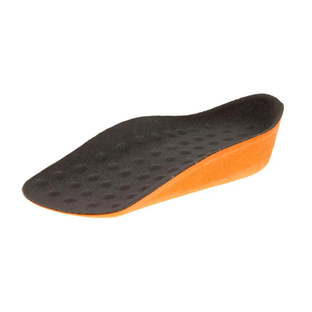 PU Foam Half Heel Insole Soft Breathable Shoe Insert Non Slip Pad for Standing Work Shoes Accessory